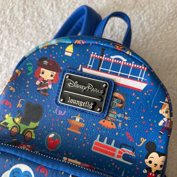 blue mini backpacks High quality Pu Faux Leather material Eeyore Mini Backpack Handbag by